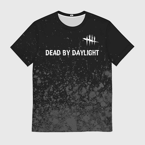 Мужская футболка Dead by Daylight glitch на темном фоне: символ све / 3D-принт – фото 1