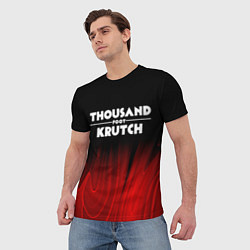 Футболка мужская Thousand Foot Krutch red plasma, цвет: 3D-принт — фото 2