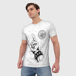 Футболка мужская Ramones и рок символ, цвет: 3D-принт — фото 2