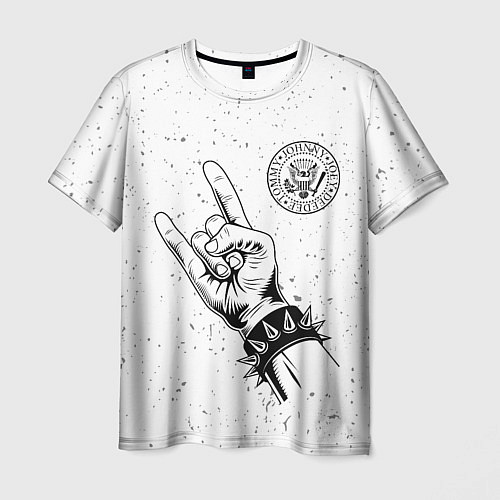 Мужская футболка Ramones и рок символ / 3D-принт – фото 1