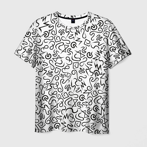 Мужская футболка Текстурка / 3D-принт – фото 1