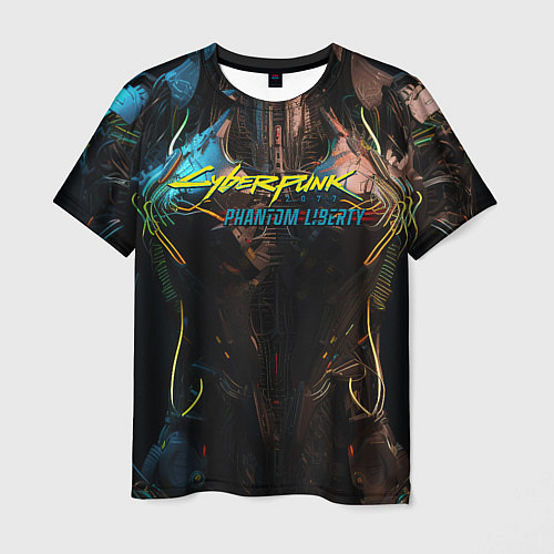 Мужская футболка Броня киберпанк 2077 призрачная свобода / 3D-принт – фото 1