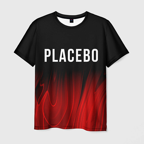 Мужская футболка Placebo red plasma / 3D-принт – фото 1