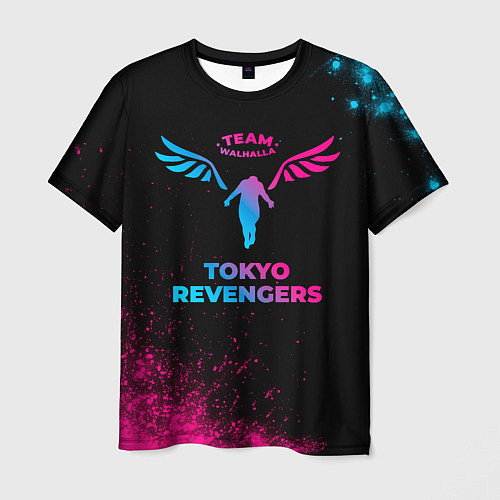 Мужская футболка Tokyo Revengers - neon gradient / 3D-принт – фото 1