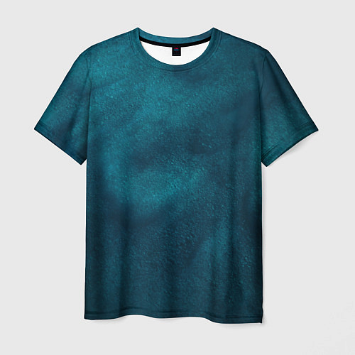 Мужская футболка Синие туманные камешки / 3D-принт – фото 1