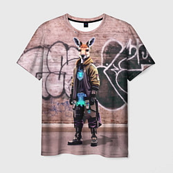 Футболка мужская Dude kangaroo - Bronx - New York, цвет: 3D-принт