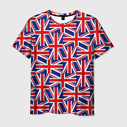 Футболка мужская Флаги Великобритании, цвет: 3D-принт
