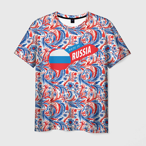Мужская футболка Made in Russia / 3D-принт – фото 1