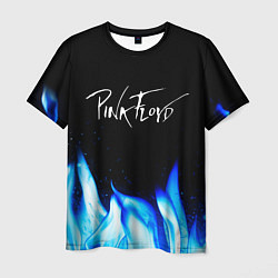 Футболка мужская Pink Floyd blue fire, цвет: 3D-принт