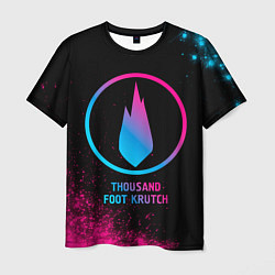 Футболка мужская Thousand Foot Krutch - neon gradient, цвет: 3D-принт