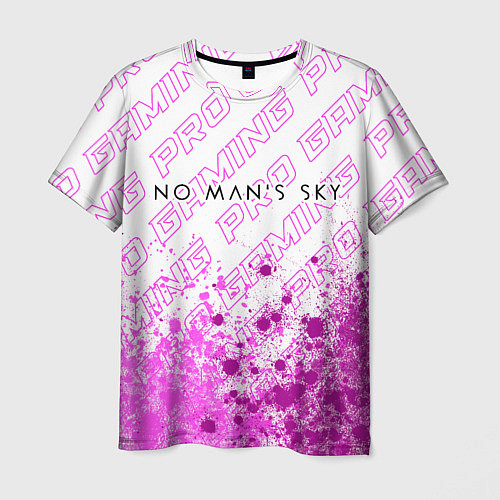 Мужская футболка No Mans Sky pro gaming: символ сверху / 3D-принт – фото 1