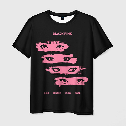 Мужская футболка Blackpink Eyes / 3D-принт – фото 1