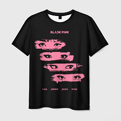 Футболка мужская Blackpink Eyes, цвет: 3D-принт