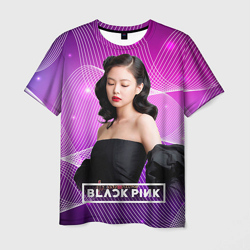 Мужская футболка BlackPink Jennie / 3D-принт – фото 1