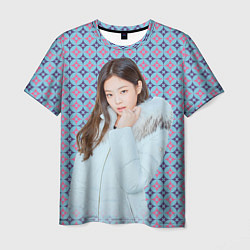 Футболка мужская Blackpink Jennie Kim Blackpink winter style, цвет: 3D-принт