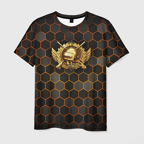 Мужская футболка Згип gold logo / 3D-принт – фото 1