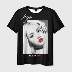 Футболка мужская Blackpink Lisa Autograph, цвет: 3D-принт