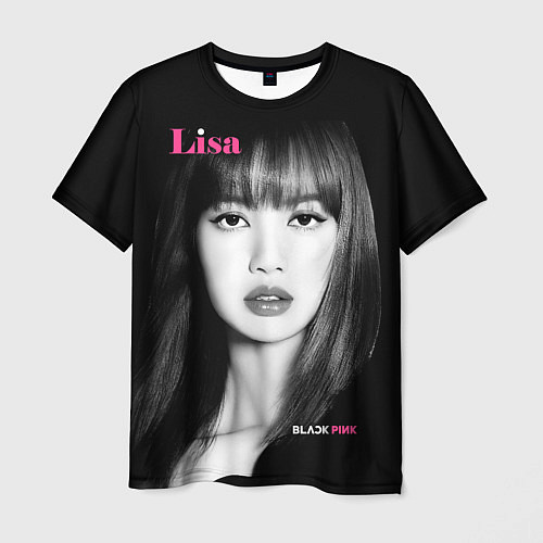 Мужская футболка Blackpink Lisa Portrait / 3D-принт – фото 1