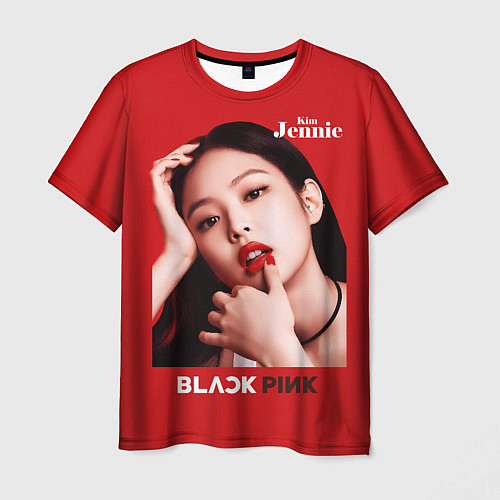 Мужская футболка Blackpink Beautiful Jennie / 3D-принт – фото 1