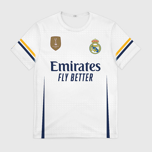 Мужская футболка Лука Модрич Реал Мадрид форма 2324 домашняя / 3D-принт – фото 1
