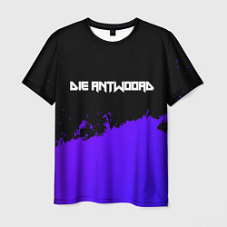 Футболка мужская Die Antwoord purple grunge, цвет: 3D-принт