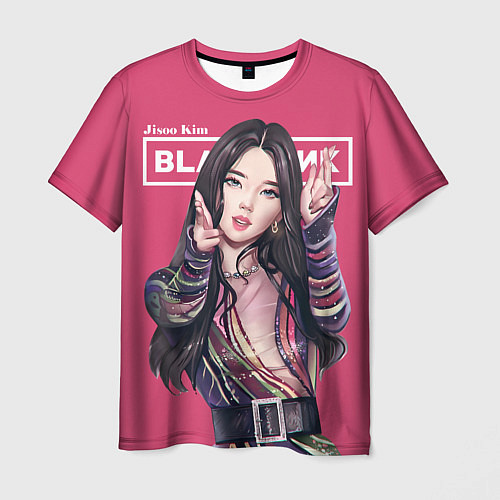 Мужская футболка Blackpink Jisoo art / 3D-принт – фото 1