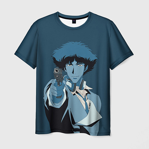 Мужская футболка Spike Spiegel blue / 3D-принт – фото 1