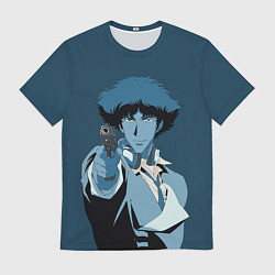 Мужская футболка Spike Spiegel blue