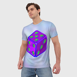 Футболка мужская Игральный кубик, цвет: 3D-принт — фото 2