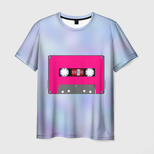 Мужская футболка Магнитофонная кассета / 3D-принт – фото 1