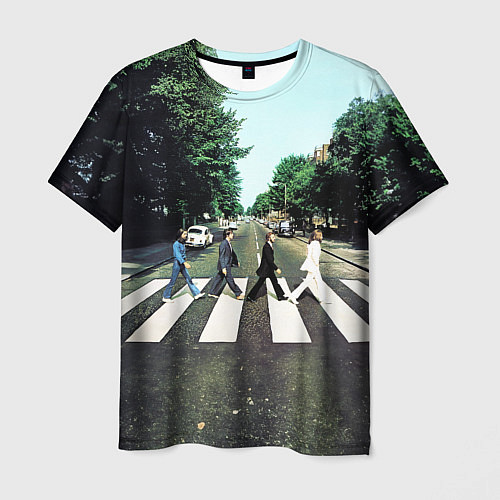 Мужская футболка The Beatles альбом Abbey Road / 3D-принт – фото 1
