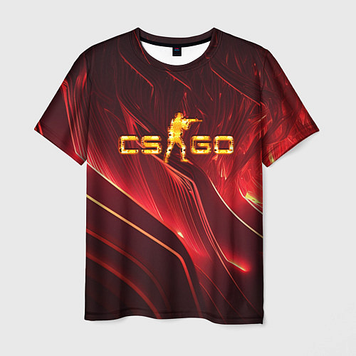 Мужская футболка CS GO fire logo / 3D-принт – фото 1