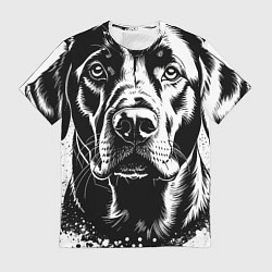Футболка мужская Лабродор мой друг, цвет: 3D-принт