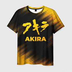 Футболка мужская Akira - gold gradient, цвет: 3D-принт