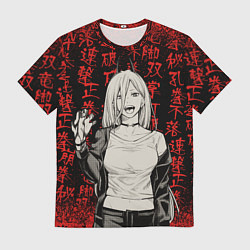 Футболка мужская Power - Chainsaw Man, цвет: 3D-принт