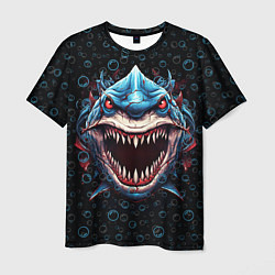 Футболка мужская Evil shark, цвет: 3D-принт