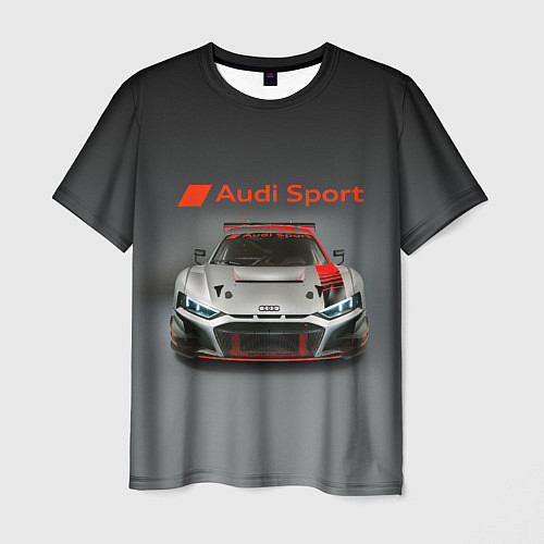 Мужская футболка Audi sport - racing car - extreme / 3D-принт – фото 1