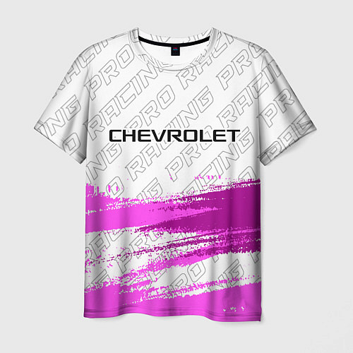 Мужская футболка Chevrolet pro racing: символ сверху / 3D-принт – фото 1