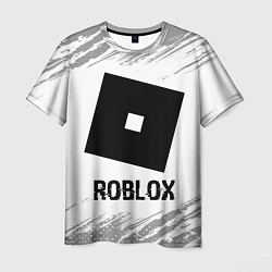 Футболка мужская Roblox glitch на светлом фоне, цвет: 3D-принт