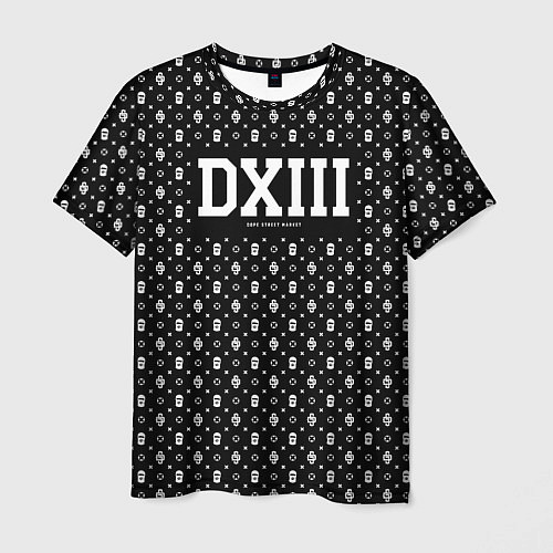Мужская футболка Dope street market DXIII / 3D-принт – фото 1