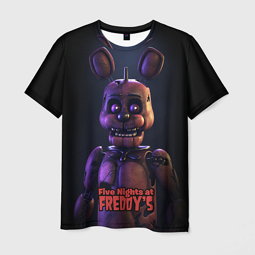 Мужская футболка Five Nights at Freddys Bonnie / 3D-принт – фото 1