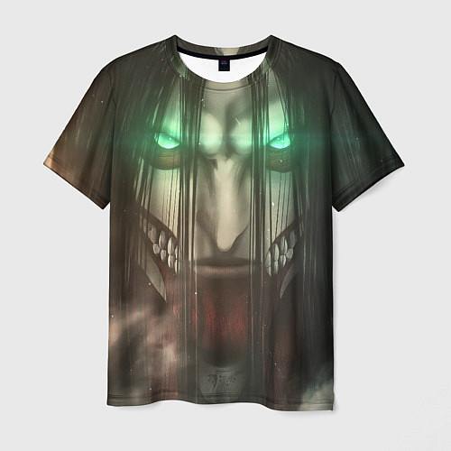 Мужская футболка Атака Титанов Eren Yaeger / 3D-принт – фото 1