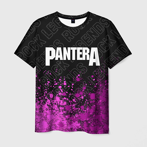 Мужская футболка Pantera rock legends: символ сверху / 3D-принт – фото 1