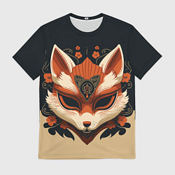 Футболка мужская Лисичкина маска, цвет: 3D-принт