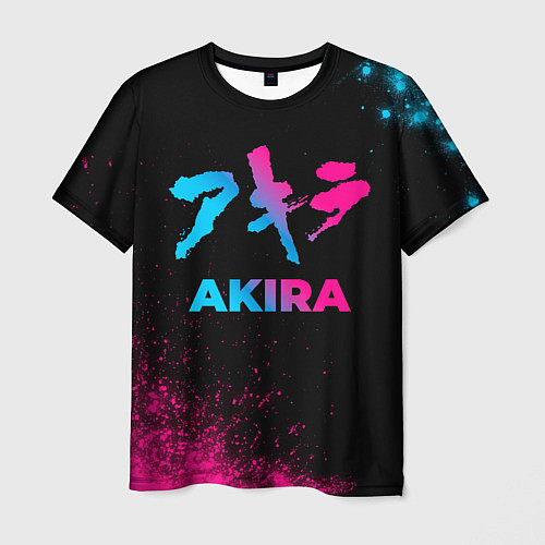 Мужская футболка Akira - neon gradient / 3D-принт – фото 1