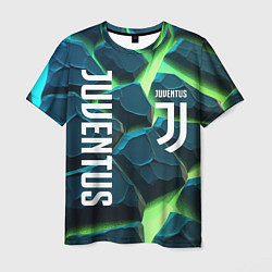 Футболка мужская Juventus green neon, цвет: 3D-принт