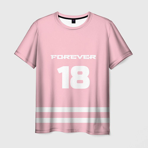 Мужская футболка Forever 18 / 3D-принт – фото 1