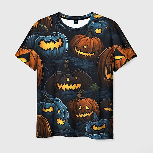 Мужская футболка Хэллоуин life / 3D-принт – фото 1