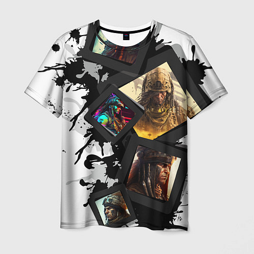 Мужская футболка Вождь Апачи / 3D-принт – фото 1