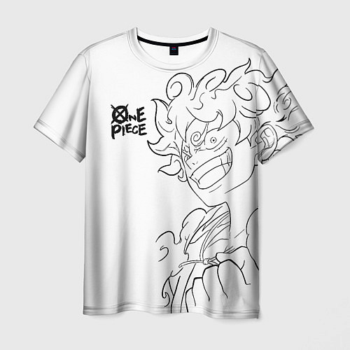 Мужская футболка Ван пис - Луффи гир 5 / 3D-принт – фото 1